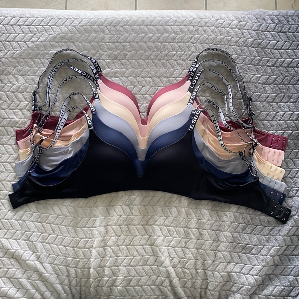 Seamless, wireless bras size S, $5 EACH